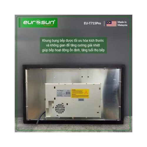Mặt sau Bếp từ Eurosun EU-T715Pro