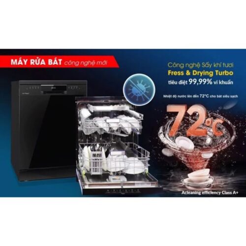 Máy rửa bát Eurosun SMS78EU12EB (BLACK)