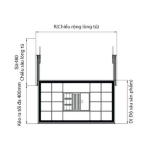 Ngăn kéo đồ trang sức bọc da cao cấp GrandX XM.80C 4 Kích thước ngăn kéo đồ trang sức bọc da cao cấp GrandX XM.80C